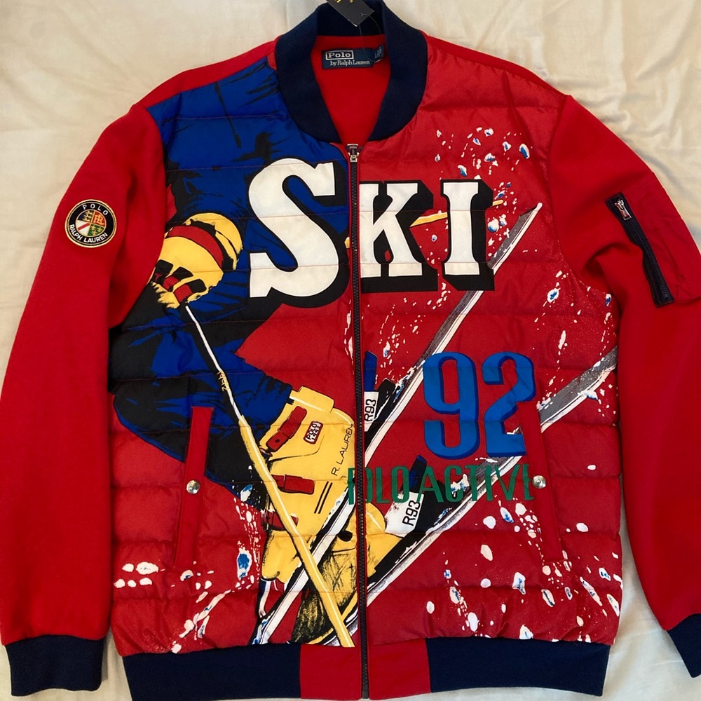 NWT Polo SKI 92 Double-Knit Jacket size Large 🎿